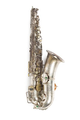 Lot 114A - A True-Tone silver plated saxophone, no....