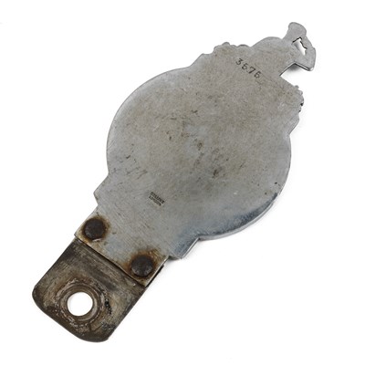 Lot 1031 - A National Motorists Association enamelled metal car bumper badge
