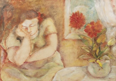 Lot 545 - Mario Marcucci (1910-1992) Sleeping figure,...