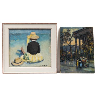 Lot 1073 - Two oil paintings