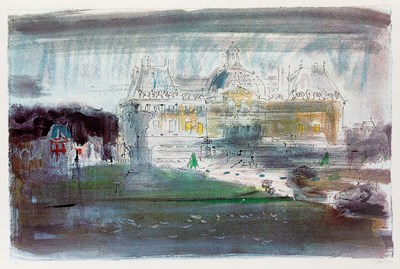 Lot 33 - John Piper (1903-1992) Vaux le Vicomte...