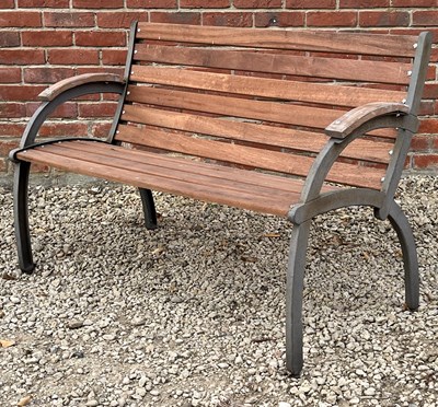 Lot 1427 - A modern garden bench