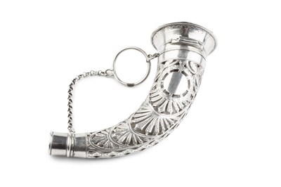 Lot 521 - A Continental silver novelty scent bottle, in...