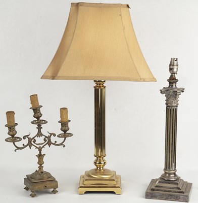 Lot 145 - Three table lamps