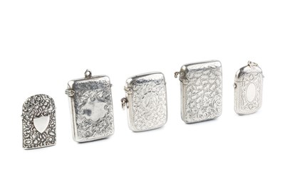 Lot 506 - A late Victorian silver vesta case, with...