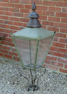 Lot 1467 - Two Victorian gas lanterns