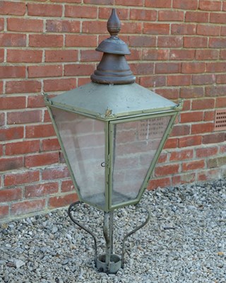 Lot 1467 - Two Victorian gas lanterns
