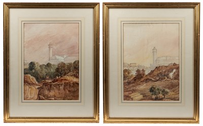 Lot 368 - A pair of watercolours