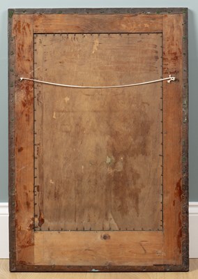 Lot 665 - An Arts & Crafts style wall mirror