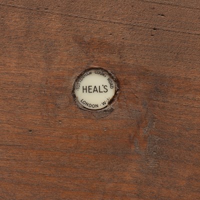 Lot 70 - Heals walnut, draw leaf dining table, with...