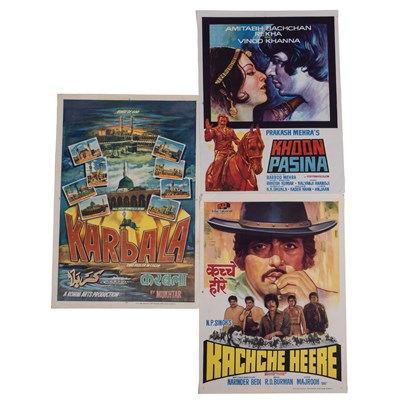 Lot 183 - A collection of eleven Indian film posters