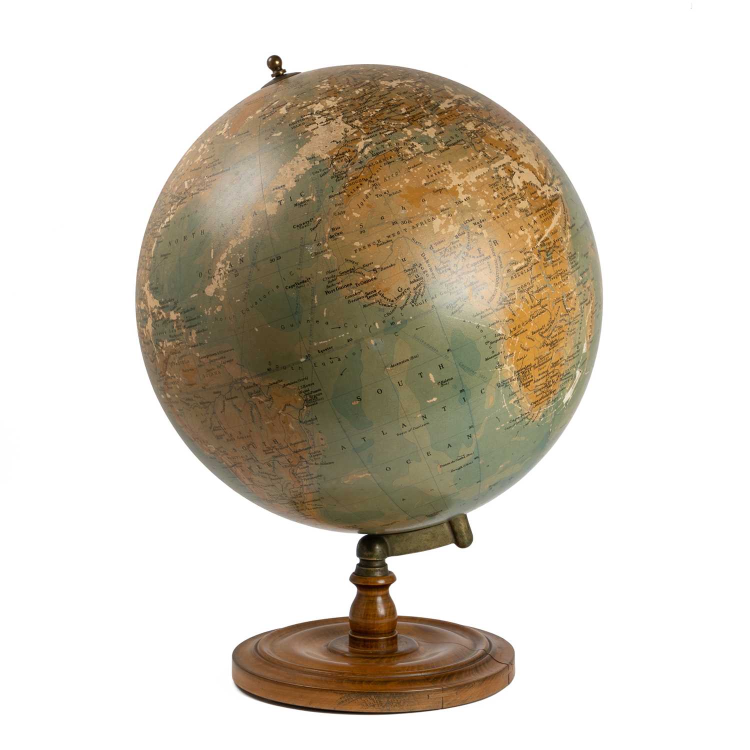 Lot 1207 - A 1930s Philips terrestrial globe