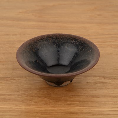 Lot 112 - Hare's fur bowl Chinese, of tapering form,...