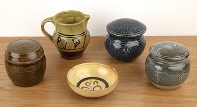 Lot 279 - Group of Winchcombe Pottery comprising a small...