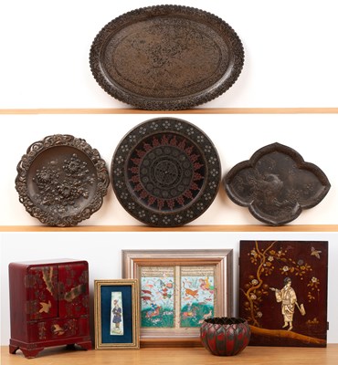 Lot 386 - Group of pieces Indian, Persian and Japanese...