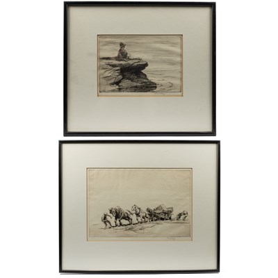 Lot 1083 - Two etchings by George and Eileen Soper