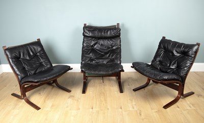 Lot 1152 - A suite of three Ingmar Relling Siesta chairs