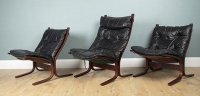 Lot 1152 - A suite of three Ingmar Relling Siesta chairs