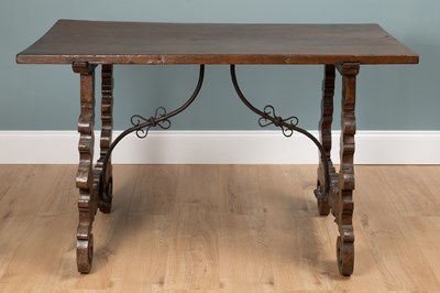 Lot 667 - A late 18th century Spanish fruitwood table