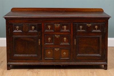 Lot 517 - An 18th century mahogany dresser base