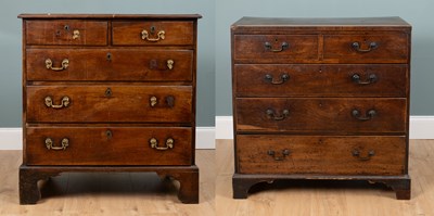 Lot 290 - Two 19th century chests of drawers