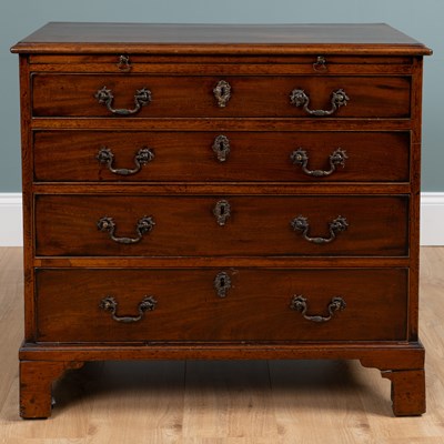 Lot 264 - A 19th century mahogany chest of drawers