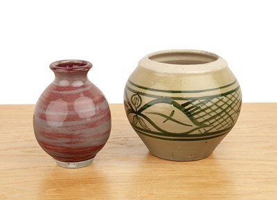 Lot 295 - Nic Harrison (b.1949) studio pottery vase with...