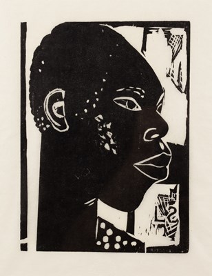 Lot 219 - Lasar Segall (1889-1957) 'Cabeca de Negro',...