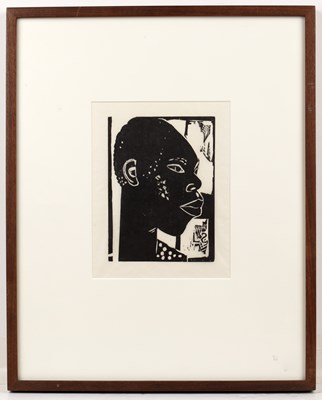 Lot 219 - Lasar Segall (1889-1957) 'Cabeca de Negro',...