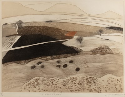 Lot 7 - Joan Williams (1922-2002) Lanzarote, etching...