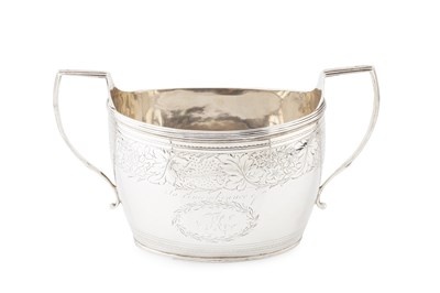 Lot 724 - A George III silver twin handled sucrier, of...