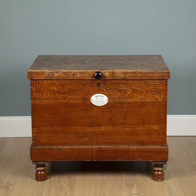 Lot 534 - A faux oak cellarette by George Kent, High Holborn, London