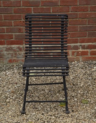 Lot 1376 - A late 19th century French "Arras" child's garden chair