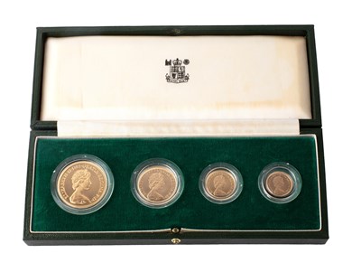 Lot 366 - Elizabeth II UK 1980 Gold Proof Set comprising:...