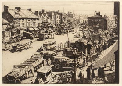 Lot 97 - Kenneth Holmes (1902-1994) Skipton High Street,...