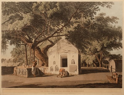 Lot 53 - Thomas Daniell 'The Sacred Tree of the Hindoos...