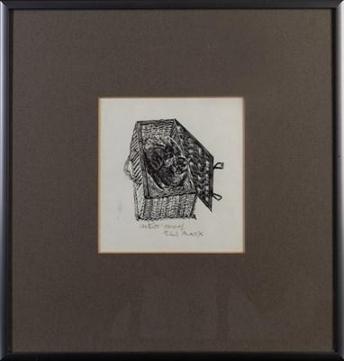 Lot 109 - Enid Marx (1902-1998) Cat in a Wicker Basket,...
