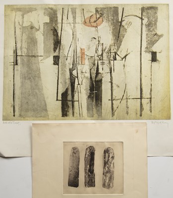 Lot 147 - Bernard Kay (1927-2021) 'Composition', etching...