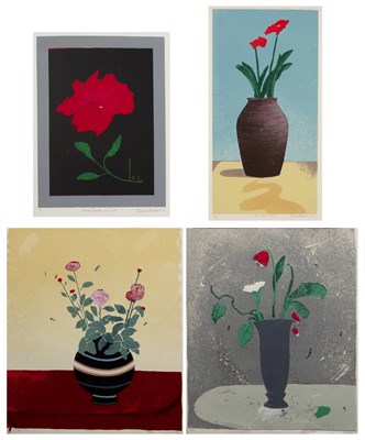 Lot 145 - 20th Century School 'The purple vase',...