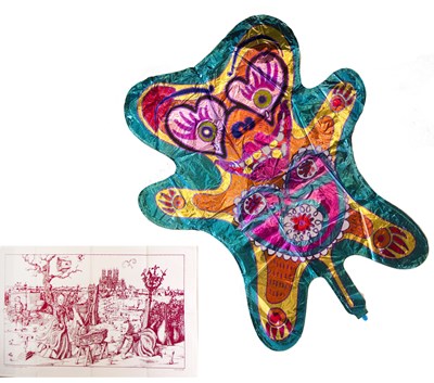 Lot 116 - Grayson Perry (b.1960) Alan Measles balloon,...