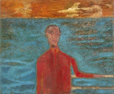 Lot 200 - Michael Rees (b.1962) 'Crossing the water',...