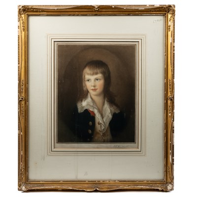 Lot 373 - After Gainsborough, a portrait of the Prince Augustus, later The Duke of Sussex