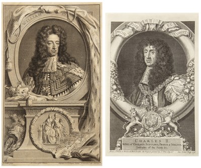 Lot 75 - George Vertue, after Sir Godfrey Kneller King...