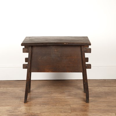 Lot 48 - Arts and Crafts  oak, coffer of small...