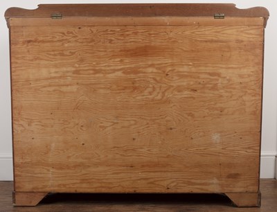 Lot 36 - Arts and Crafts limed oak, bookcase, with...