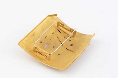Lot 230 - A vari gem-set abstract panel brooch by...