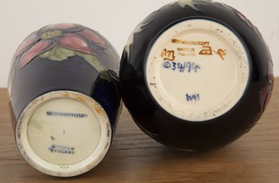 Lot 265 - Collection of Moorcroft Pottery comprising two...