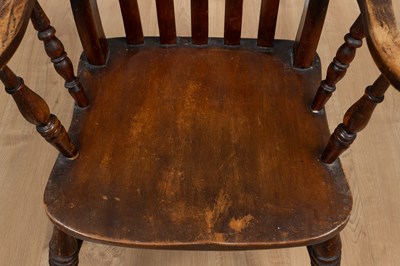 Lot 538 - A Windsor armchair