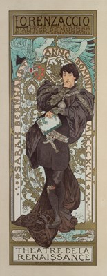 Lot 102 - Alphonse Mucha (1860-1939) Lorenzaccio, 1898...