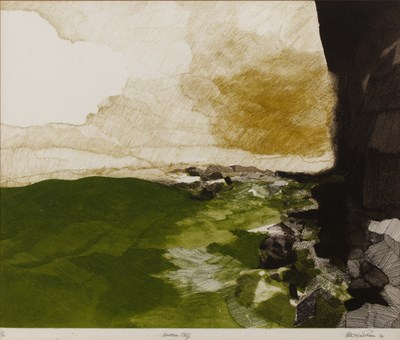 Lot 178 - Peter Matthews (b.1942) 'Northern Cliff',...